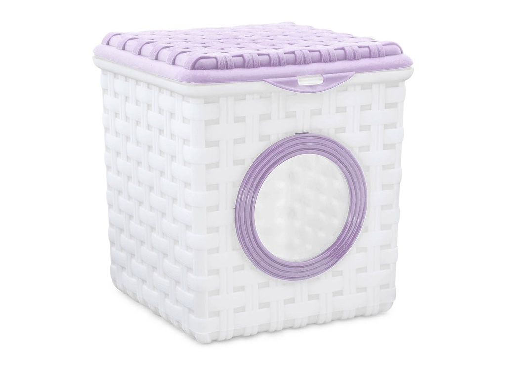 POJEMNIK NA DETERGENTY PROSZEK KAPSUŁKI 3L RATTAN
