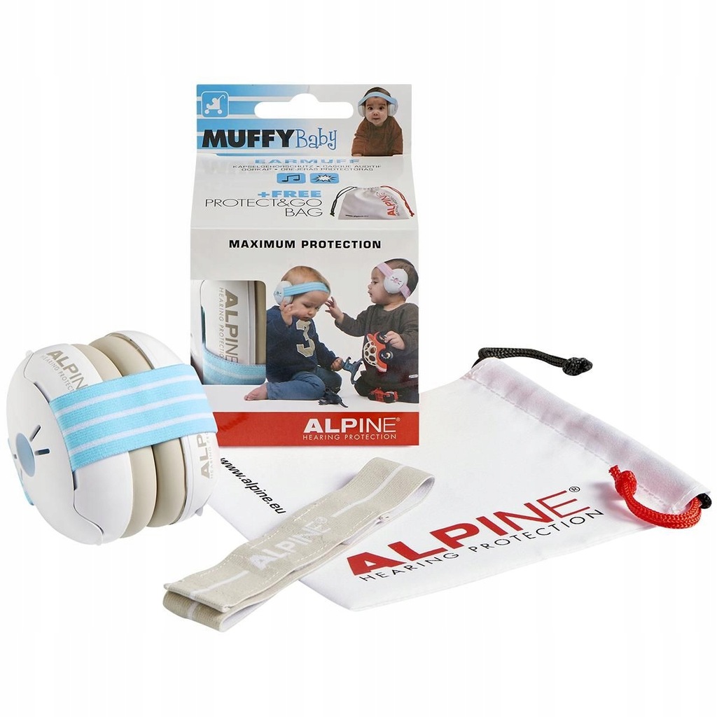 ALPINE Muffy Baby słuchawki ochronne dla niemowląt
