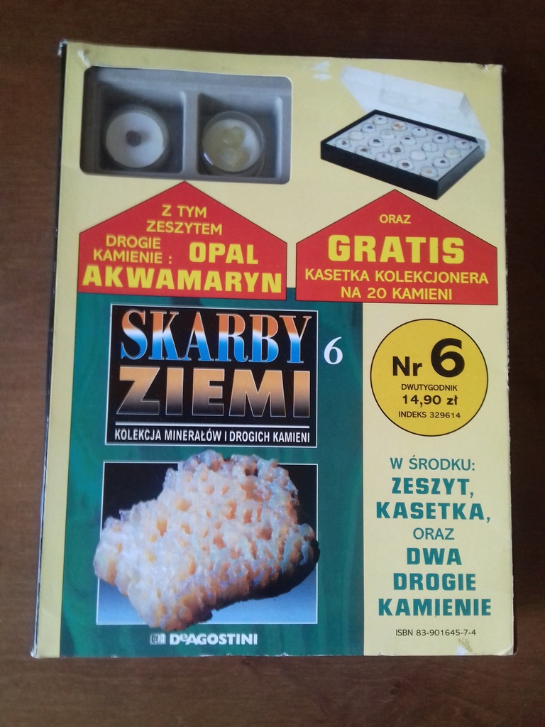 SKARBY ZIEMI kolekcja 10 minerałów drogie kamienie