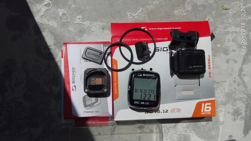 Sigma BC 16 12 STS używany licznik