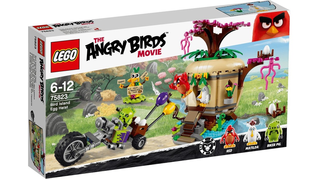 LEGO ANGRY BIRDS 75823 KRADZIEŻ JAJ