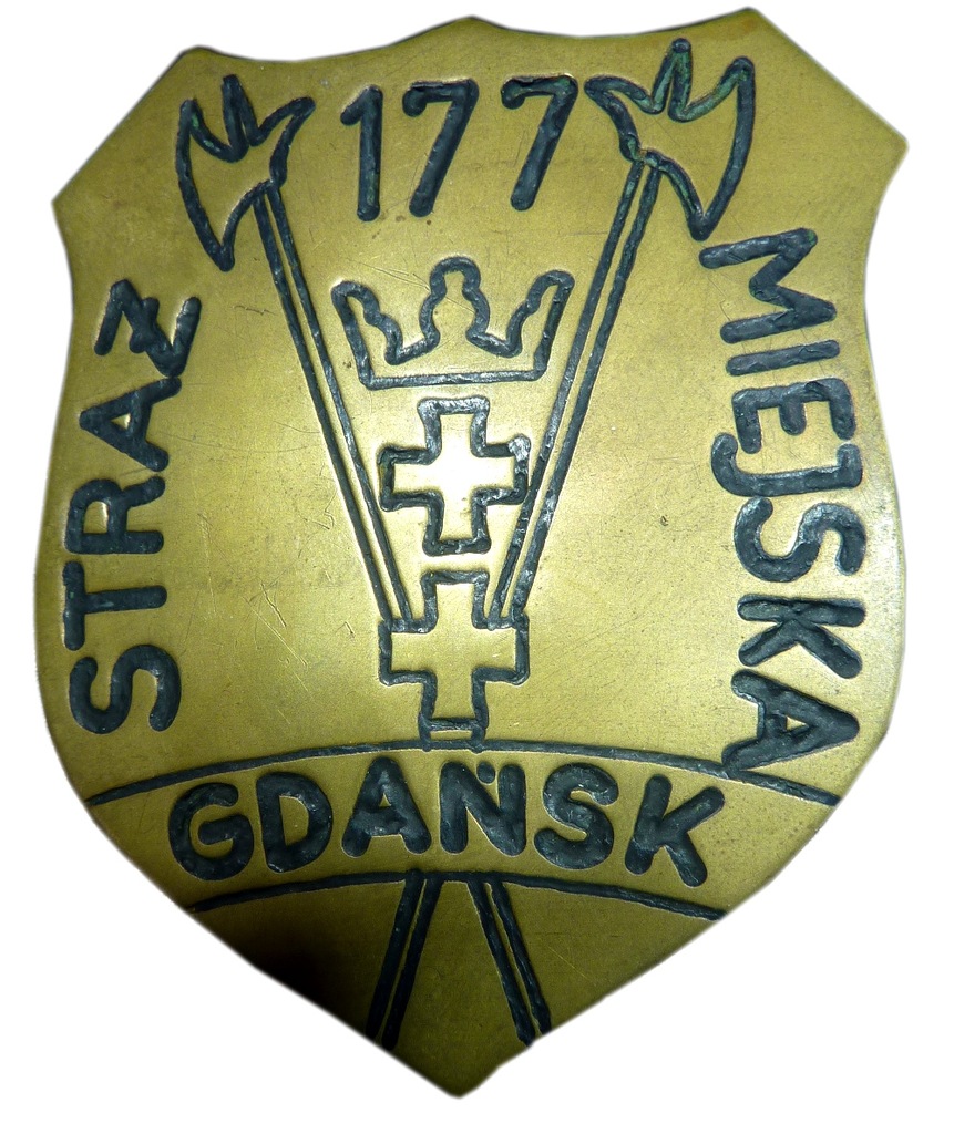 Blacha Straży Miejskiej - Gdańsk
