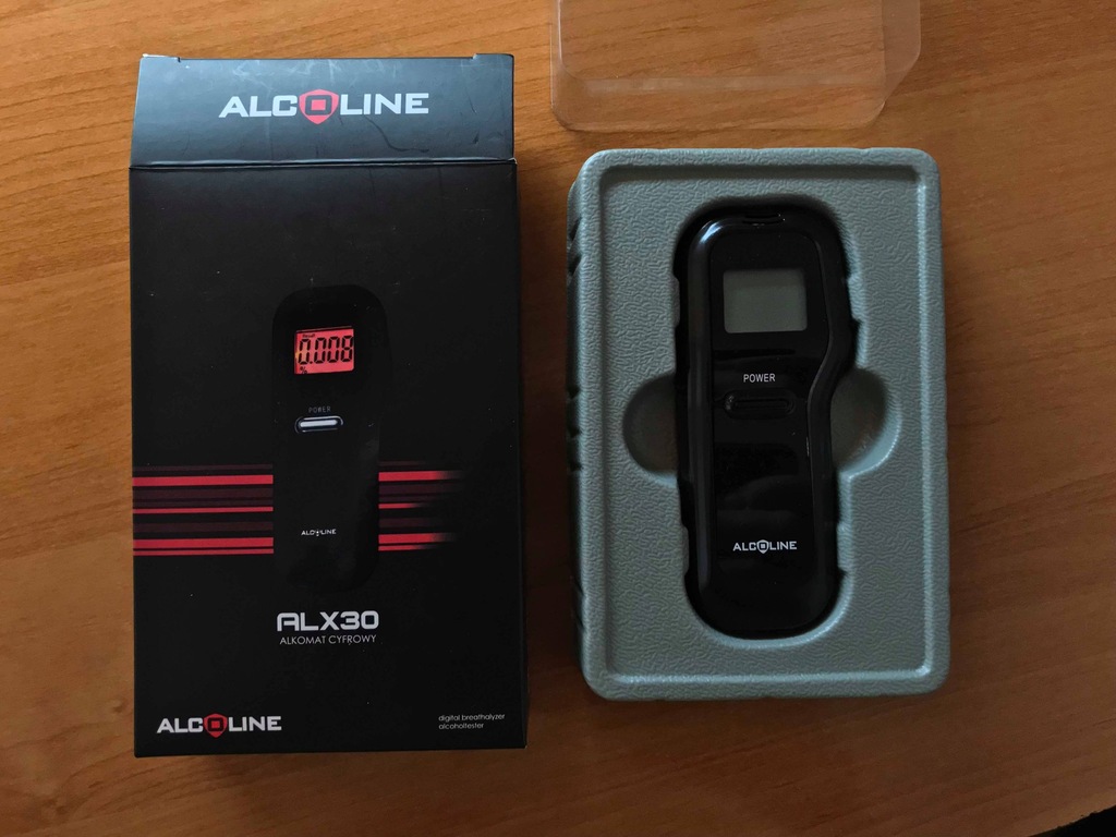 Alkomat cyfrowy bezustnikowy ALCOLINE ALX30 TEST