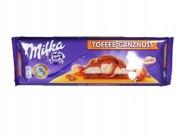 Czekolada MILKA 300g z NIEMIEC Tofi z orzechami