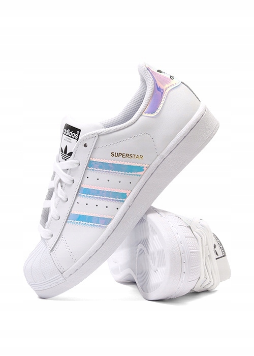 Aq6278 młodzieżowe buty 2025 adidas superstar hologram