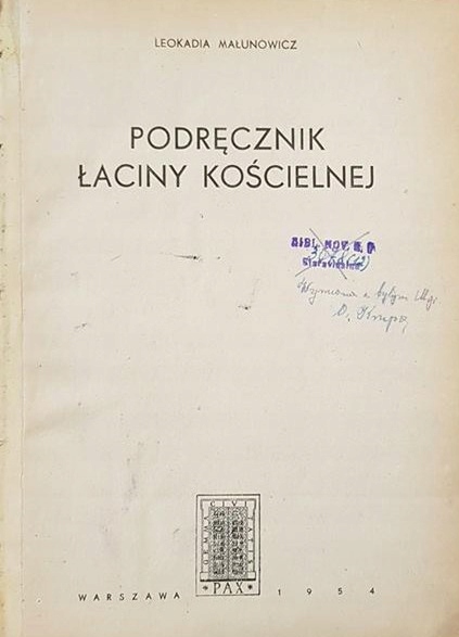 Podręcznik łaciny kościelnej