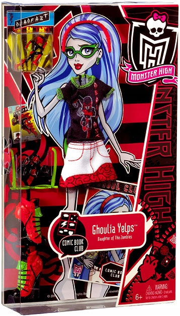 MONSTER HIGH GHOULIA YELPS MODNE UBRANIA AKCESORIA