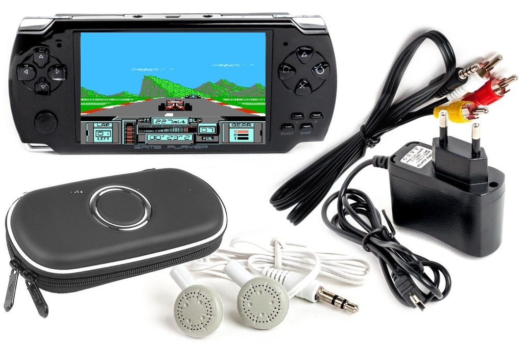 KONSOLA GRA PSP 32GB MP5 MP4 10000GIER 4,3LCD ETUI