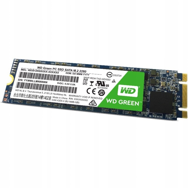 Ssd wd m 2 green обзор