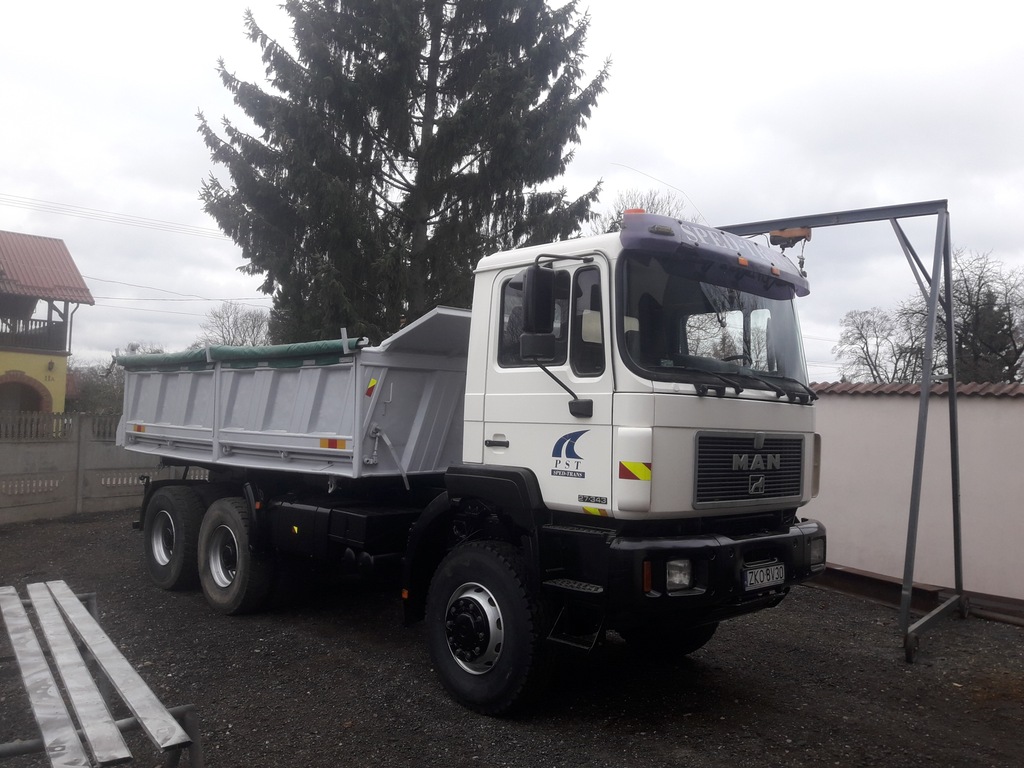 Man 6x6 wywrotka kipper 3 stronny