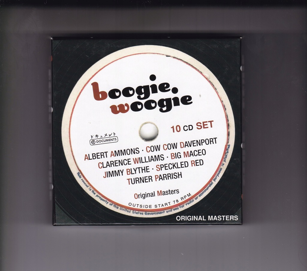 BOOGIE WOOGIE 10CD SET
