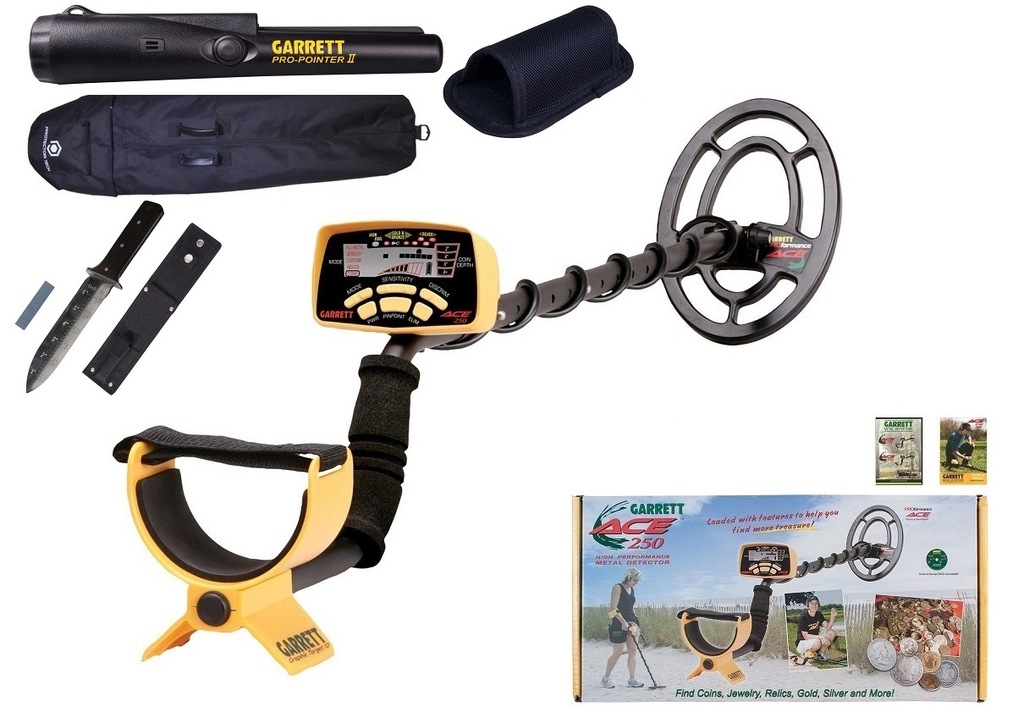 Wykrywacz metali Garrett ACE_250 Pro_Pointer II