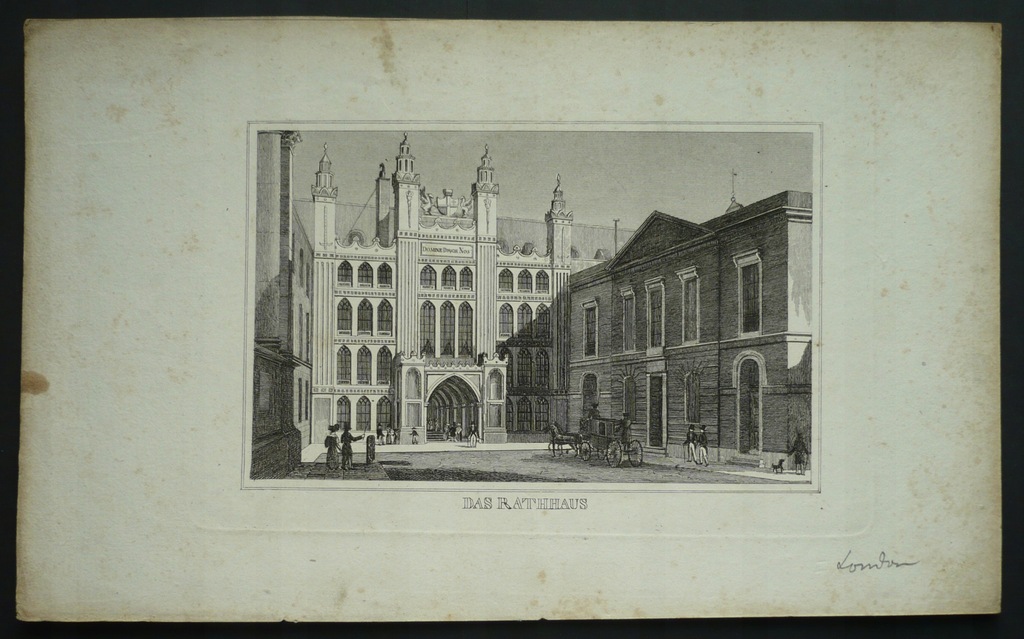 Londyn ratusz, oryg. 1822