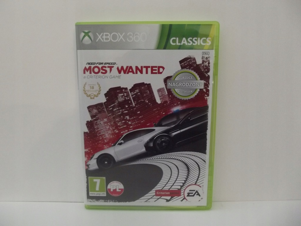 NEED FOR SPEED MOST WANTED XBOX 360 PL
