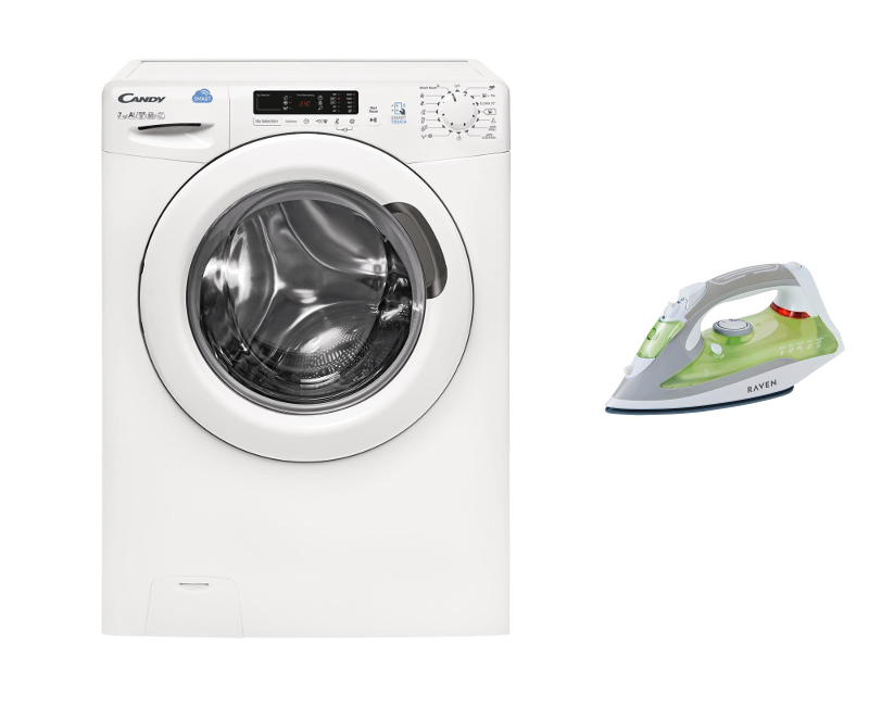 Pralka Candy Smart CS4 1272D3 A+++ 7 kg +ŻELAZKO