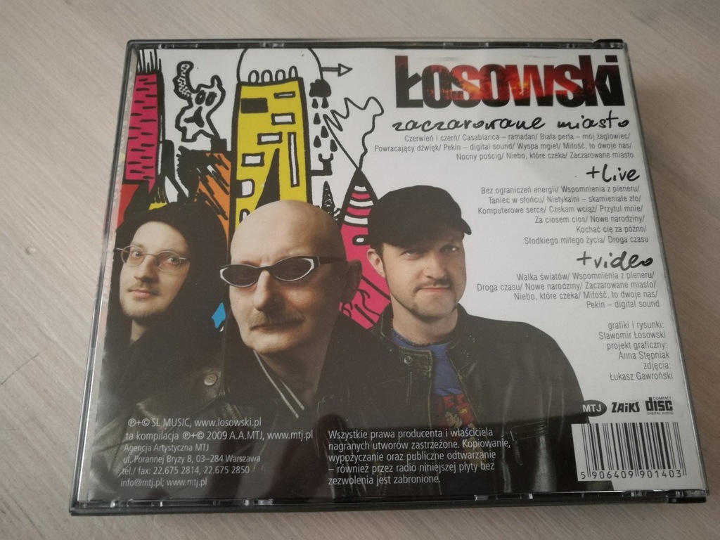 Sławomir Łosowski Kombi Zaczarowane miasto 3CD