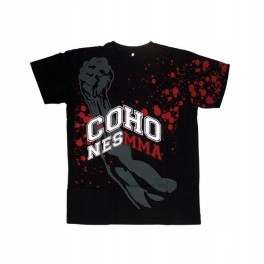 MMA ROCKS Koszulka czarna T-Shirt Cohones r. L
