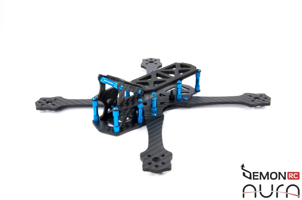 Rama drona fpv Demonrc Aura 5x freestyle fatshark