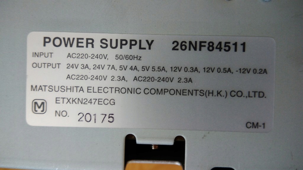 zasilacz - power supply - konica minolta 7135