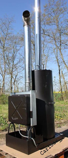 Wojskowy piec 11 kW do namiotu 29l diesel,naft