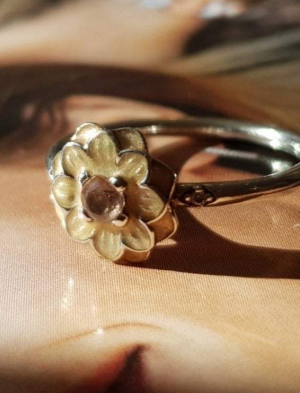 PANDORA pierścionek zaczarowana dalia s925Ale