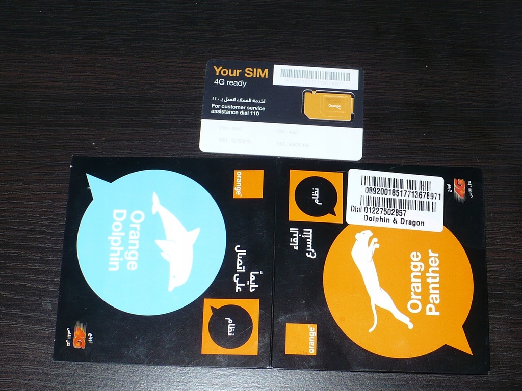Karta sim egipska Internet Egipt Orange aktywna