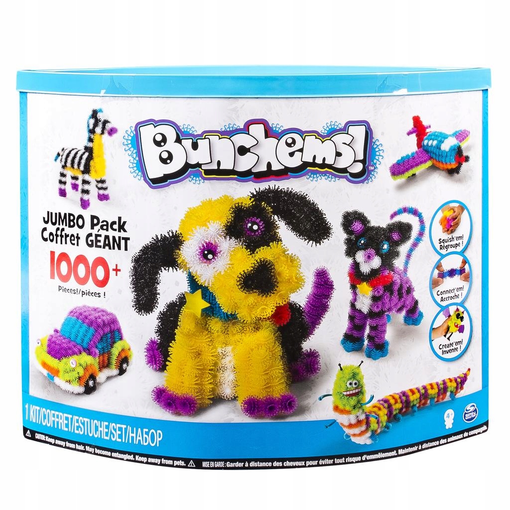 BUMCHEMS RZEPY ZESTAW JUMBO PACK 1000+ EL. XXL