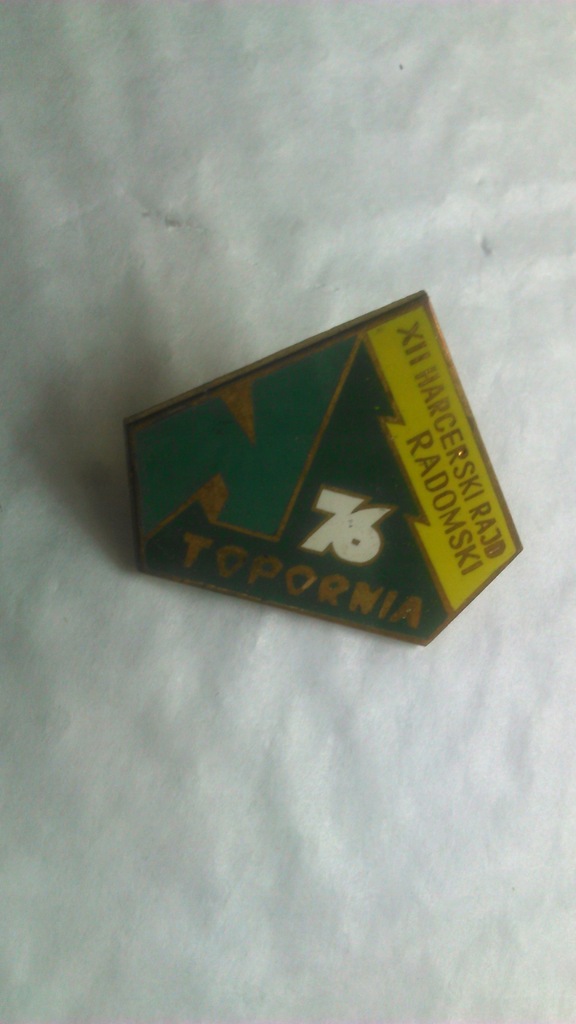 odznaka ZHP Topornia Radom 1976 XII rajd PRL