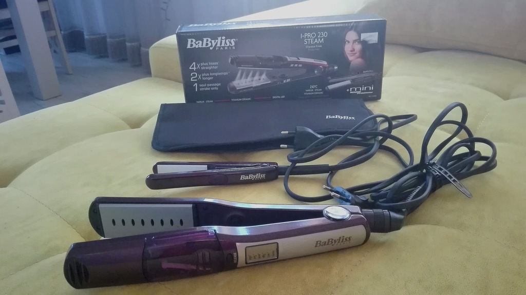 Prostownica parowa Babyliss ST396 +mini OKAZJA HIT