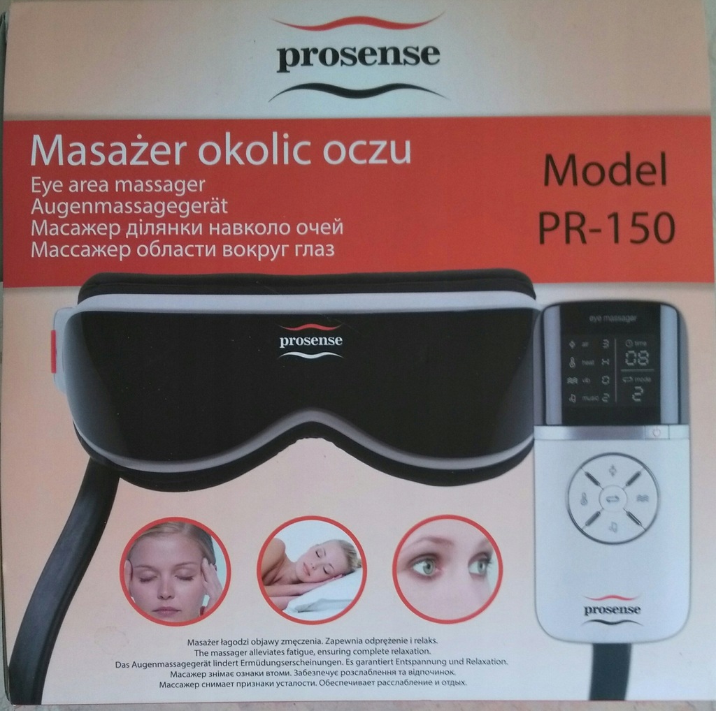 Masażer okolic oczu Prosense PR-150 jak nowy