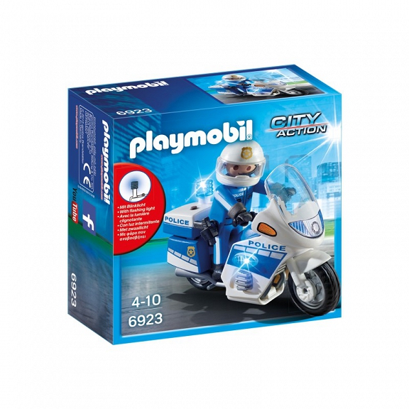 Playmobil 6923 Motor policyjny ze światłem LED