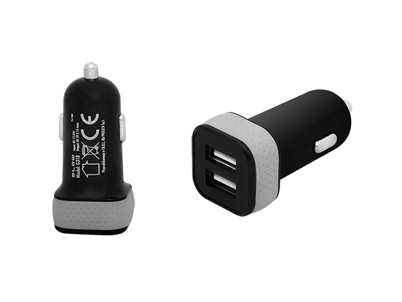 ŁADOWARKA SAMOCHODOWA 2X USB 3,1A IPHONE HTC MOCNA