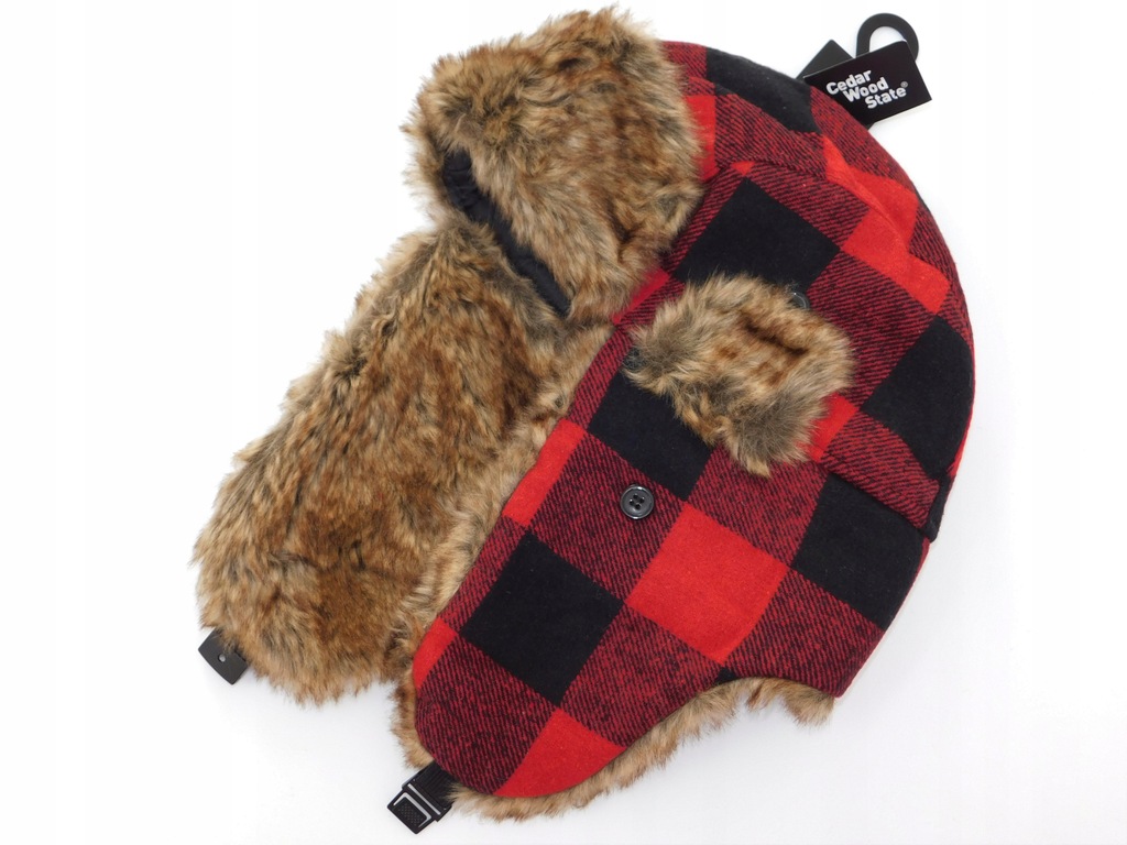 CEDAR WOOD STATE CZAPKA ZIMOWA PILOTKA 30 CM nowa 7572111470