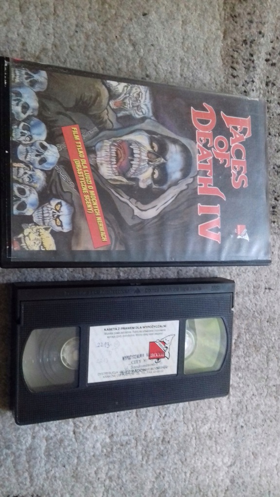 FACES OF DEATH IV - VHS - ZOBACZ