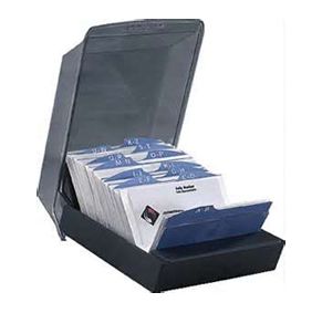 Organizer wizytownik ROLODEX zamykany 200 wiz