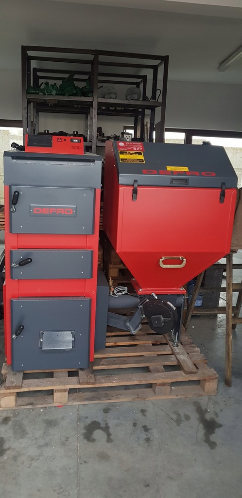 NOWY PIEC KOCIOŁ GRZEWCZY DEFRO EKOGROSZEK 50KW