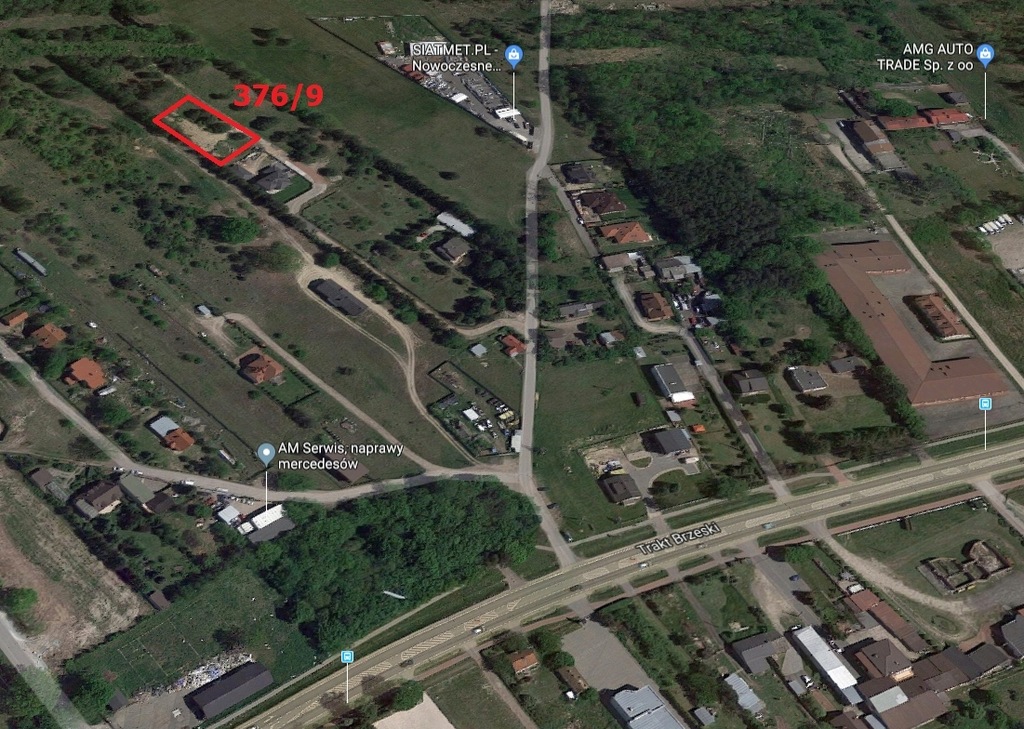 Działka budowlana 1200 m2 Zakręt k/Warszawy