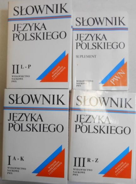 Słownik języka polskiego PWN, Tom I-III +