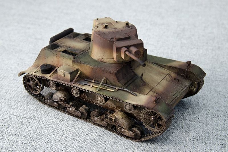 Polski czołg lekki 7TP - gotowy model