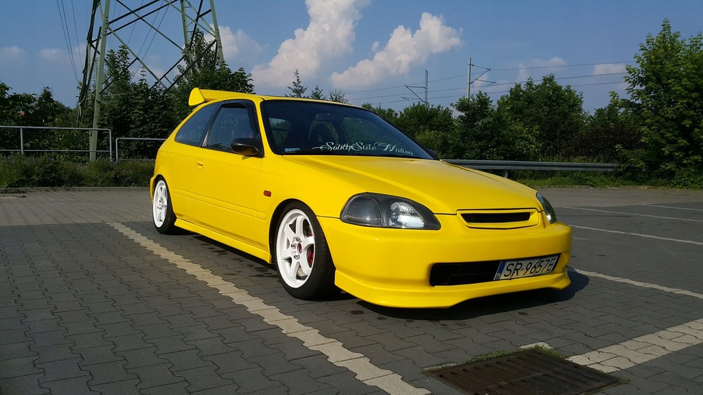 Honda Civic ej9 B16a2 Yellow (Ek4 Ek9 ej6 type r