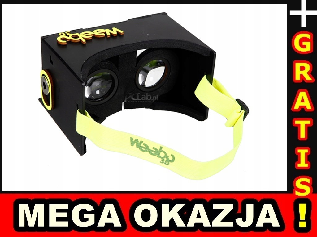 MeGa oKaZjA! NOWE OKULARY VR WEEBO 3D + GRATIS !!!