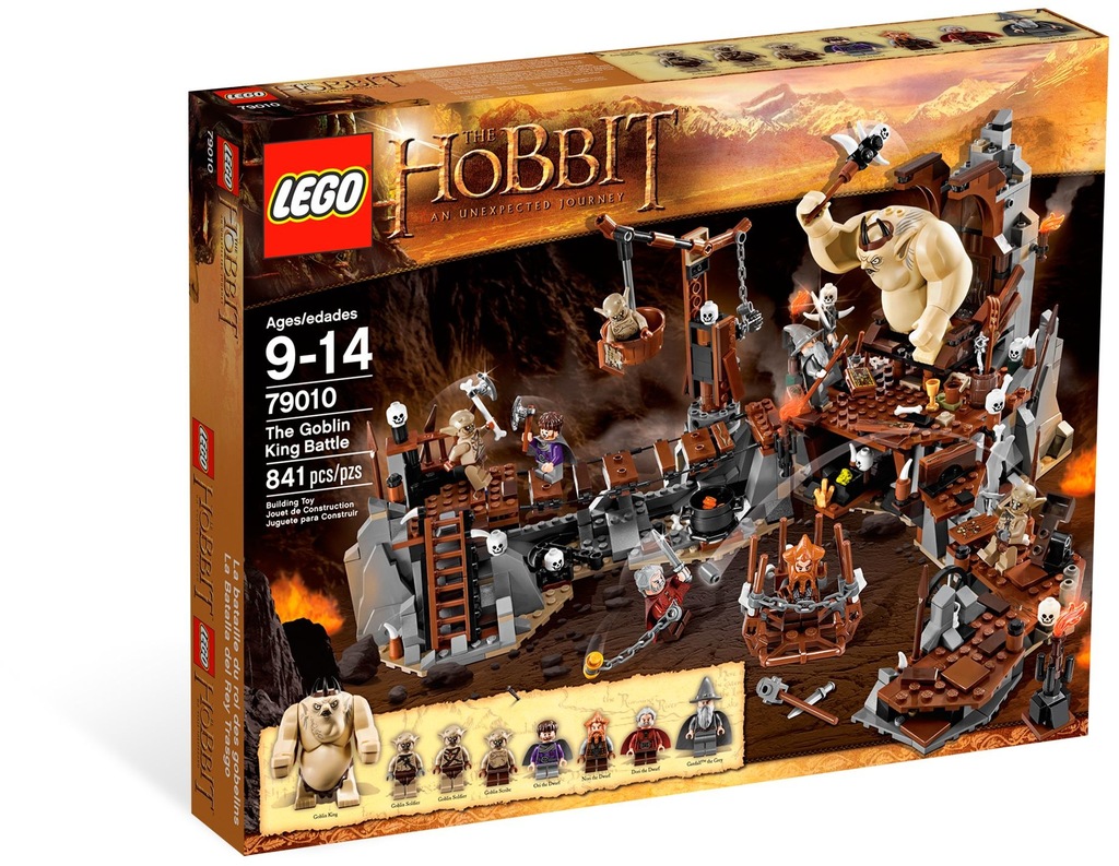 79010 - LEGO HOBBIT - Bitwa z królem Goblinów NOWY