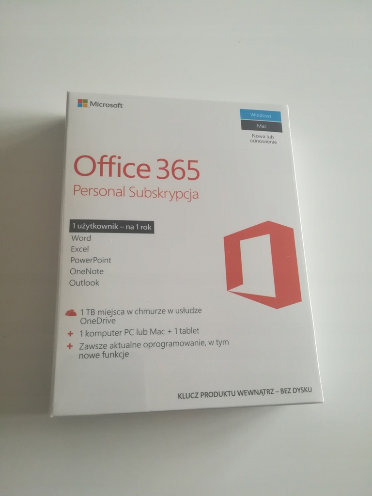 Microsoft Office 365 Personal subskrypcja