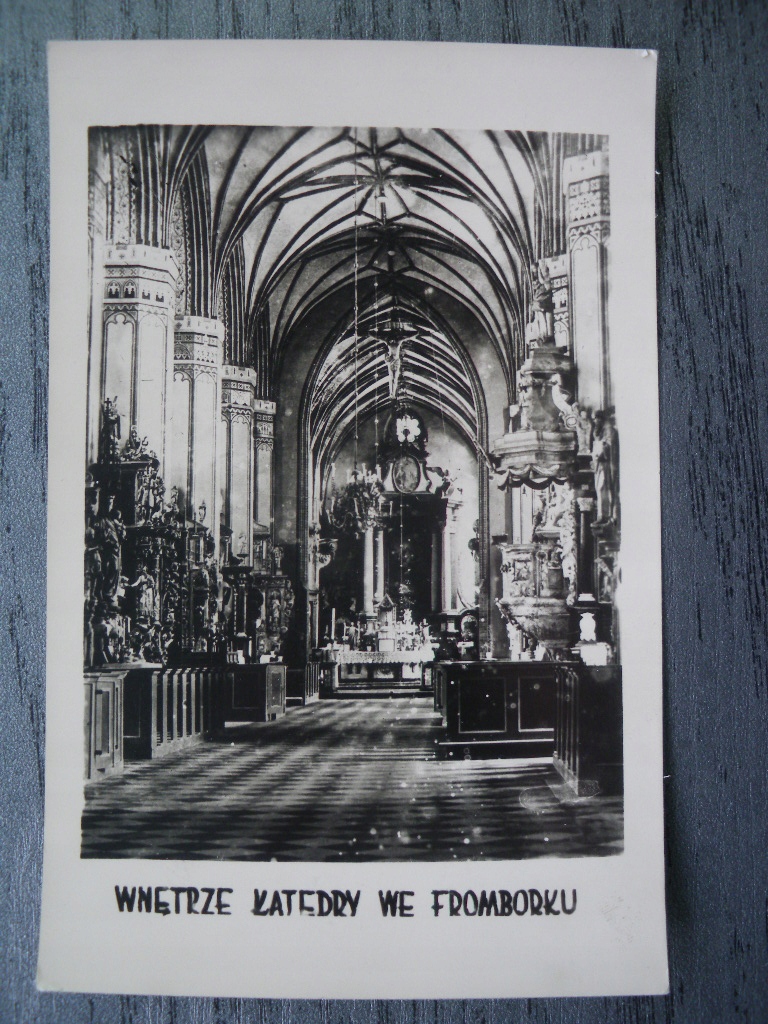 Frombork Wnętrze Katedry Stare zdjęcie