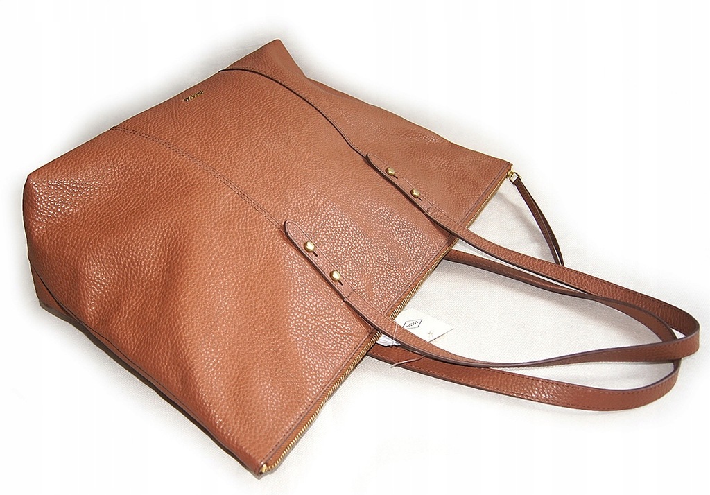 fossil jenna tote brown