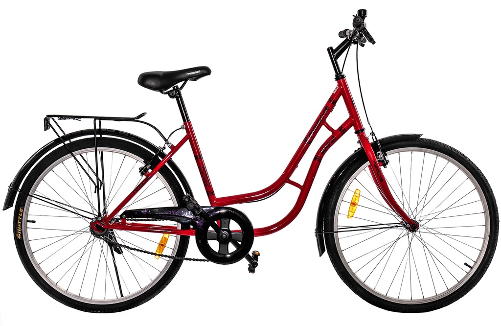 Rower Freeroad Simple 26" CZERWONY DAMKA