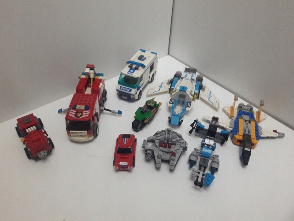 LEGO City Creator Star Wars różne pojazdy elementy