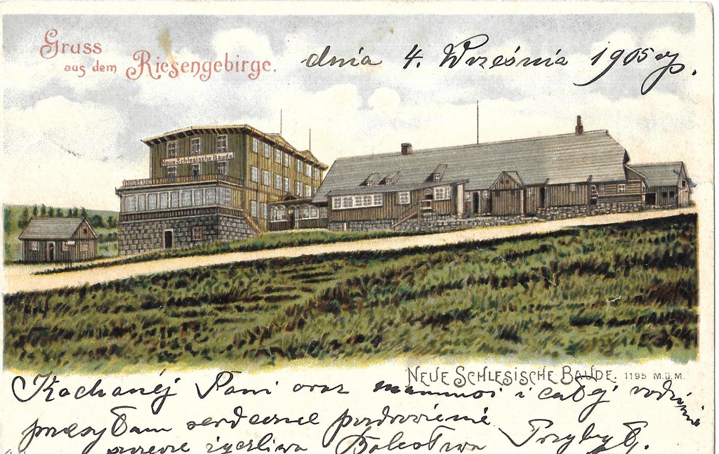Neue Schlesische Baude, Nowe Schronisko Śl. 1905