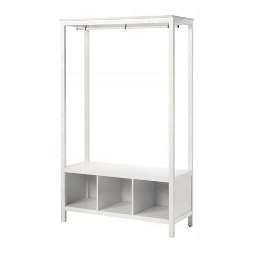 IKEA HEMNES SZAFA OTWARTA 120x50x197 BIAŁA BECJA
