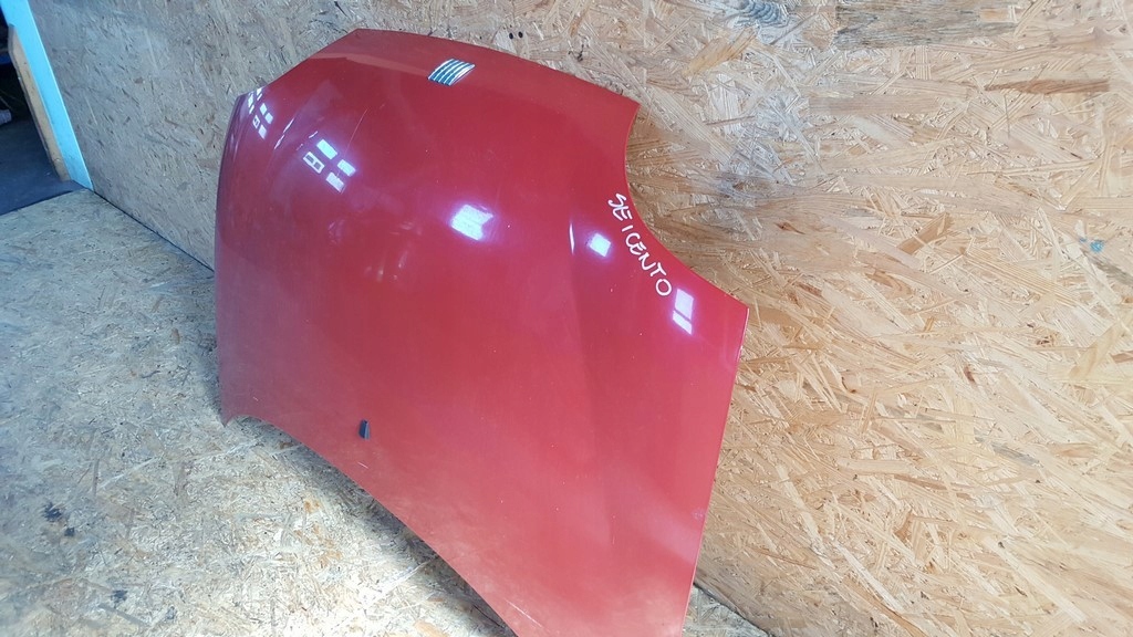 Fiat Seicento maska pokrywa silnika czerwona 7565208213